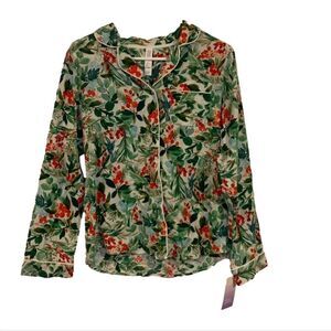 STARS Above Small New Perfectly Cozy Flannel Pajama Top‎